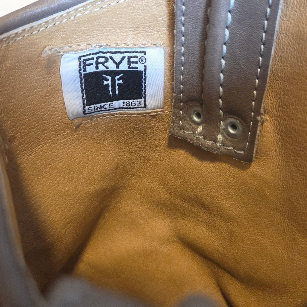 Frye Harness Ankle Boots – Grey Leather - Picture 6 of 9